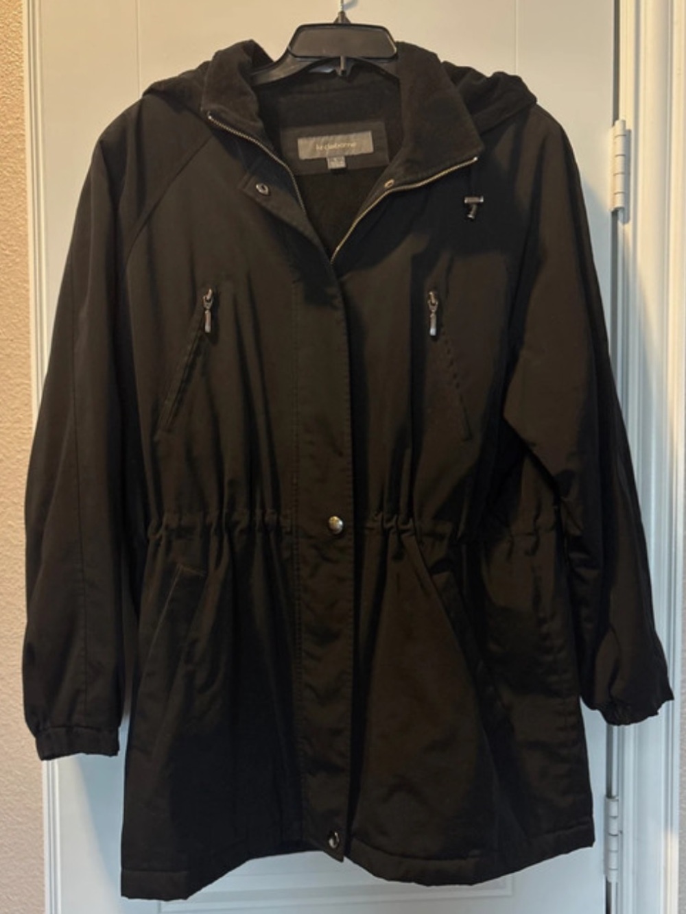 Black Women’s Hooded Liz Claiborne Jacket
